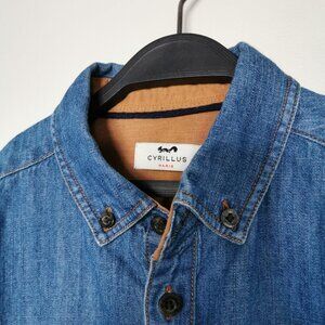 Cyrillus boy's denim shirt, size 10A